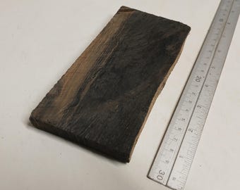 Stuk Ierse moeraseik - zwart eikenhout, Craft Supply (3'' x 1/2'' x 6'')