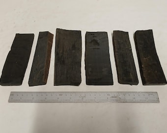 Stukken Ierse moeraseik - Black Oak for Crafts, beeldhouwkunst