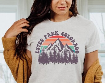 Estes Park Shirt, Rocky Mountain National Park Shirt, , National Park T-shirt, Mountain Shirt, Vacation Shirt, Colorado Shirt, Hiking Shirt