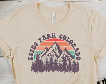 Estes Park Shirt, Rocky Mountain National Park Shirt, , National Park T-shirt, Mountain Shirt, Vacation Shirt, Colorado Shirt, Hiking Shirt