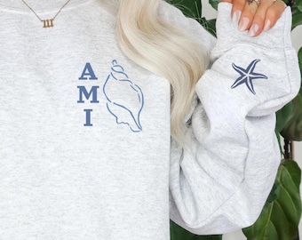 Anna Maria Island, Holmes Beach, Florida Shirt, Anna Maria Crewneck, Conch Shell, Florida Vacation Sweatshirt, AMI Shirt