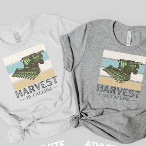 Harvest Shirt, Farm Life Shirt, Combine Shirt, Farmer Wife Shirt, Fall Harvest T Shirt, Farmer Gift, Harvest Season Shirt, Happy Harvest Tee