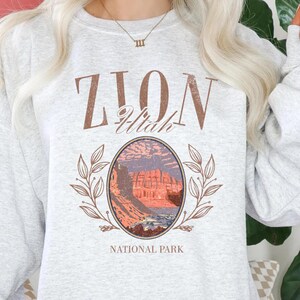 Zion National Park Sweatshirt, Zion Sweatshirt, National Park Sweatshirt, Utah Sweatshirt, Zion National Park, National Park Shirt