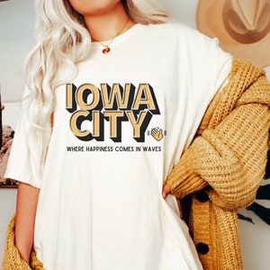 Iowa City Shirt, Iowa Wave Shirt, Game Day Shirt, Football Shirt, Iowa Wave Tradition, Comfort Colors Shirt, Iowa City Wave Shirt