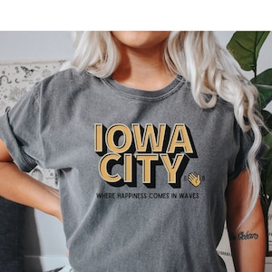 Iowa City Shirt, Iowa Wave Shirt, Game Day Shirt, Football Shirt, Iowa Wave Tradition, Comfort Colors Shirt, Iowa City Wave