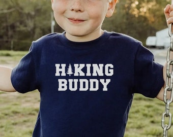 Little Hiking Buddy, Outdoorsy Toddler Shirt, Moms Dads Hiking Buddy, Mini Hiker, Wanderlust Kids Tee, Future Hiker, Toddler Adventure Tee