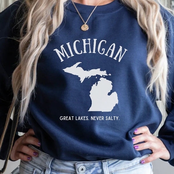 Lake Michigan Sweatshirt, Great Lakes State, Michigan Apparel, Michigan Love, Lake Trip Shirt, Great Lakes Sweatshirt, Lake Michigan Sweater