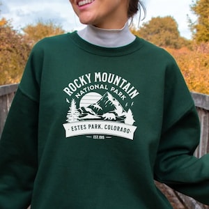 Estes Park, Rocky Mountain National Park, National Park Sweatshirt, Rocky Mountains, Colorado Rockies, Colorado Sweatshirt