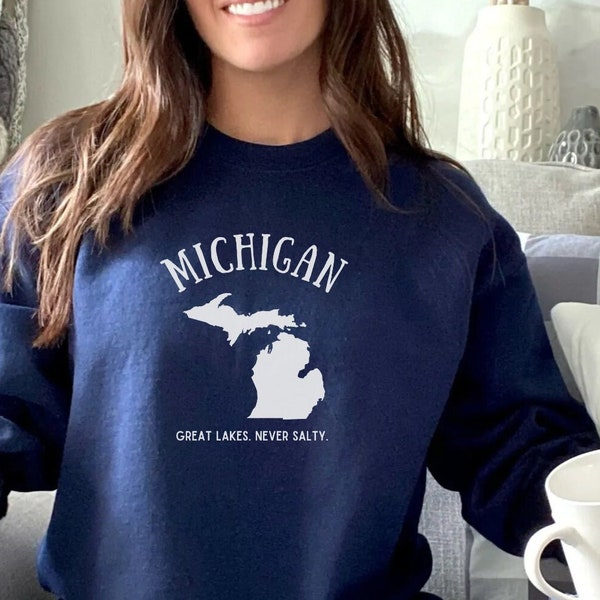 Lake Michigan Sweatshirt, Great Lakes State, Michigan Apparel, Michigan Love, Lake Trip Shirt, Great Lakes Sweatshirt, Lake Michigan Sweater
