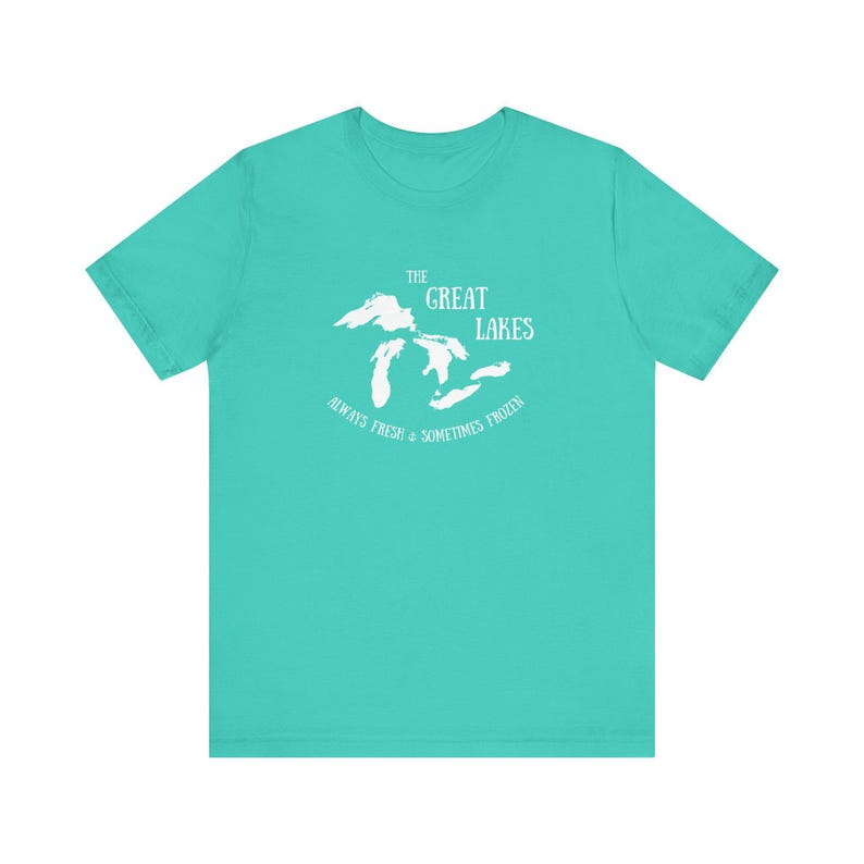 Always Fresh Sometimes Frozen, Great Lakes T-shirt, Lake Michigan Shirt, Lake Life Shirt, The Great Lakes Tee image 4