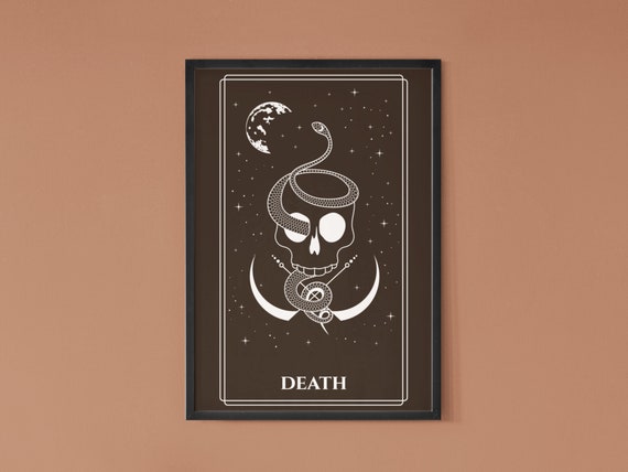 Death Tarot Card Major Arcana Tarot Tapestry Tarot Card Decks Mystical Wall Art Popular Printables Witchy Aesthetic Popular Right Now Etsy Canada