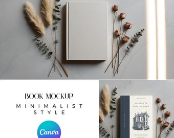 Canva Book Mockup, Canva Book Cover Mockup, Novel Mockup, Canva Mockup Book Cover, Kdp Mockup Template