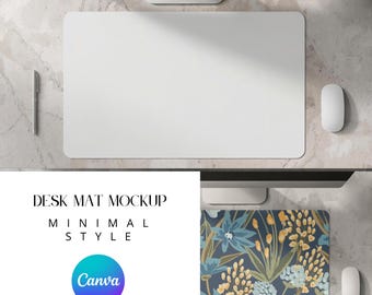 Desk Mat Mockup, Keyboard Mat Mockups, Mousepad Mockup, Custom Desk Mat, Large Mouse Pad Mockup