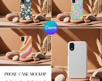 Phone Case Mockup, Canva Cover Mockup, Canva Phone Case Mockup, iPhone Case Mockups