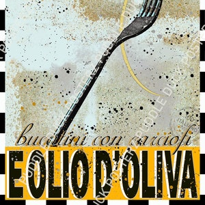 Bucatini con Carciofi e olio Dovila