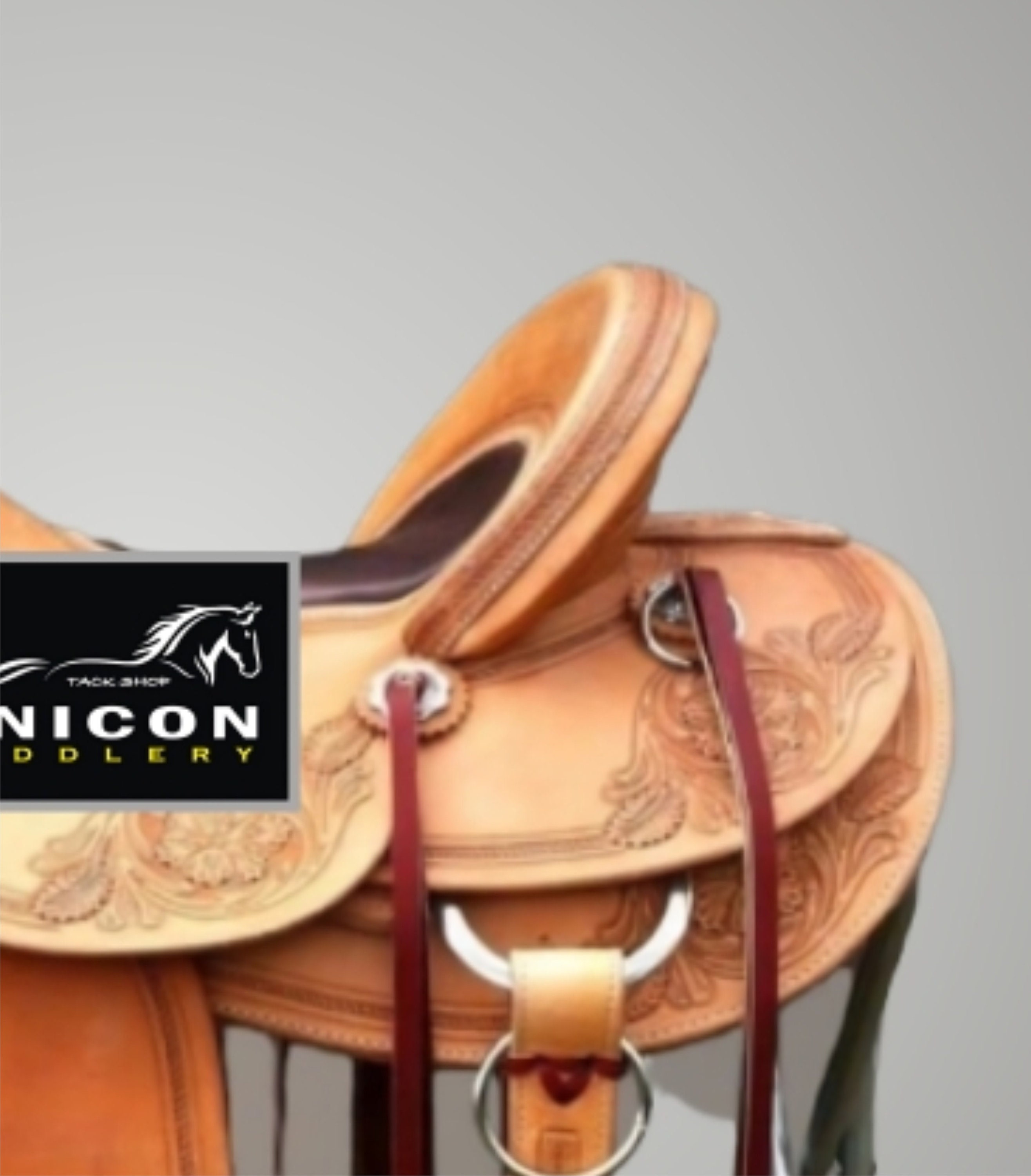 Selle Western ASHMIRA SADDLERY - Barrel Racing - Cuir - Tailles 10 à 18 Pouces