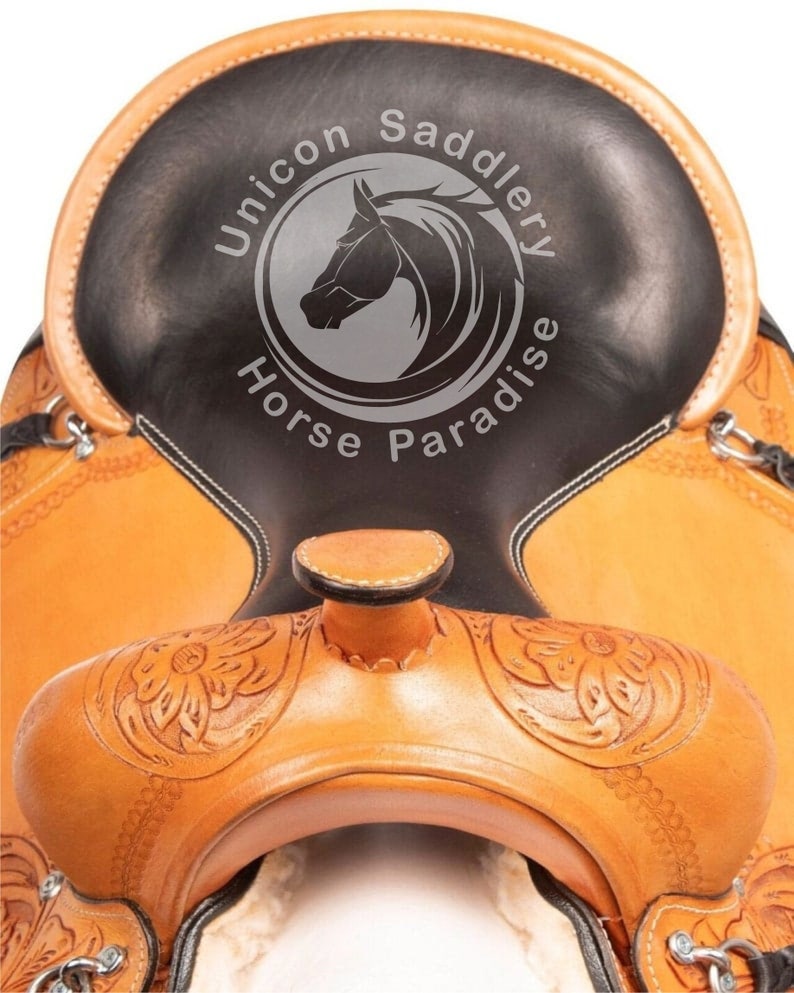 Trail Endurance Horse Saddle, Western Horse Premium Leather Pleasure