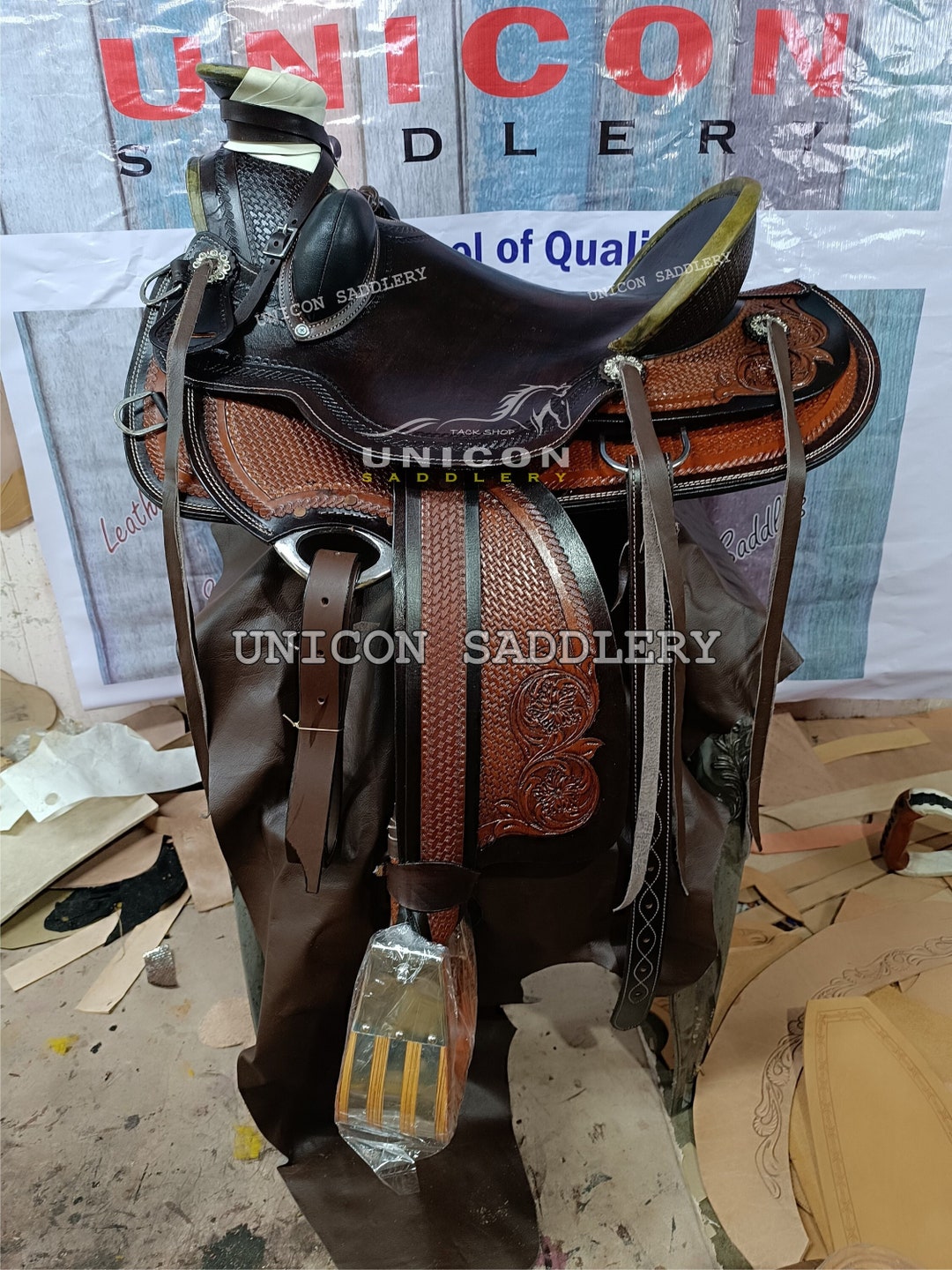Cuir De Buffle Pour Selle Western OREGON – Neuf, Qualité Générique