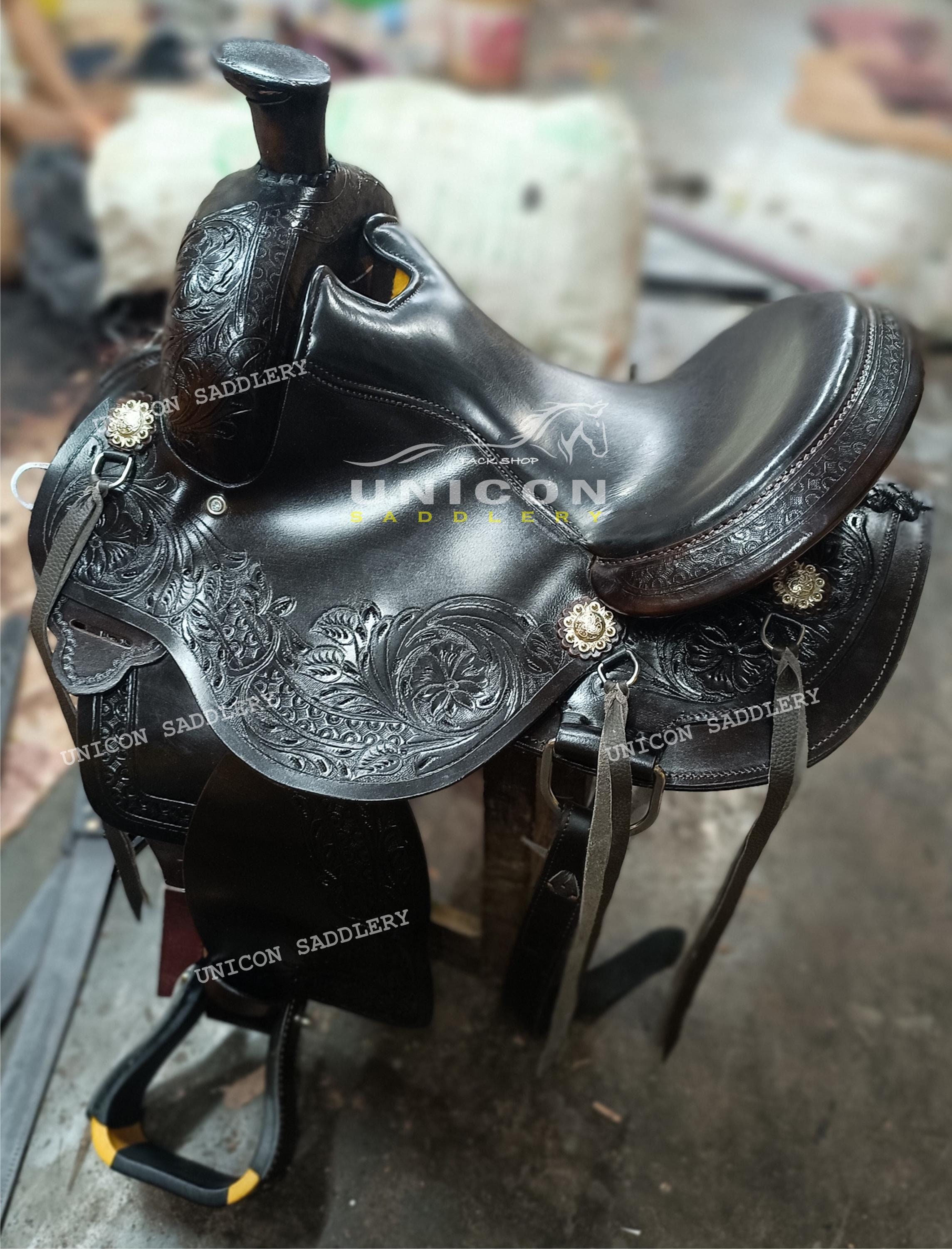 Manaal Enterprises サイズ 10インチ 11インチ ロープサドルウエスタン 