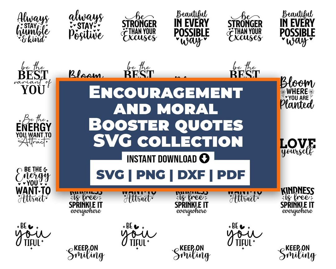 Encouragement SVG Bundle,mental Health Svg,motivational Svg ...