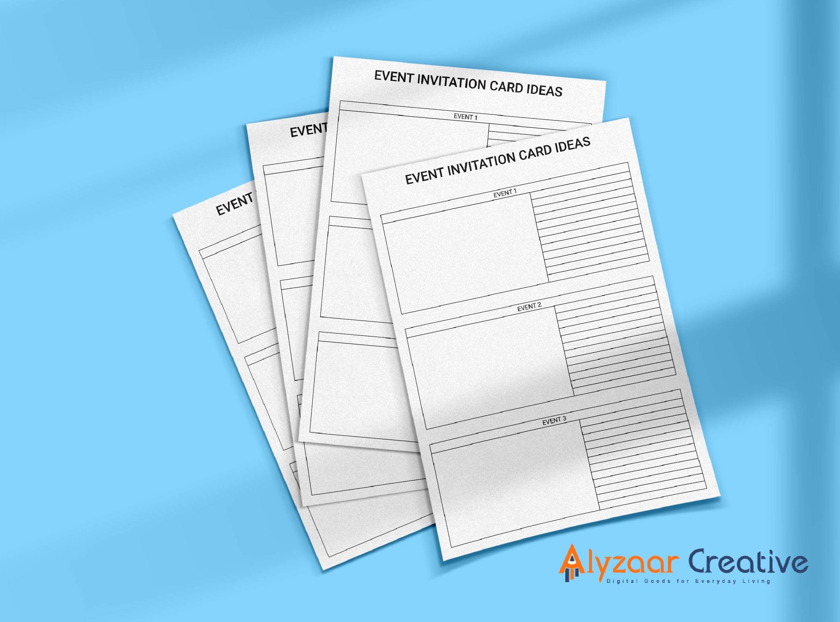 Printable Event Planner Event Planning Workbook Printable Planner Event