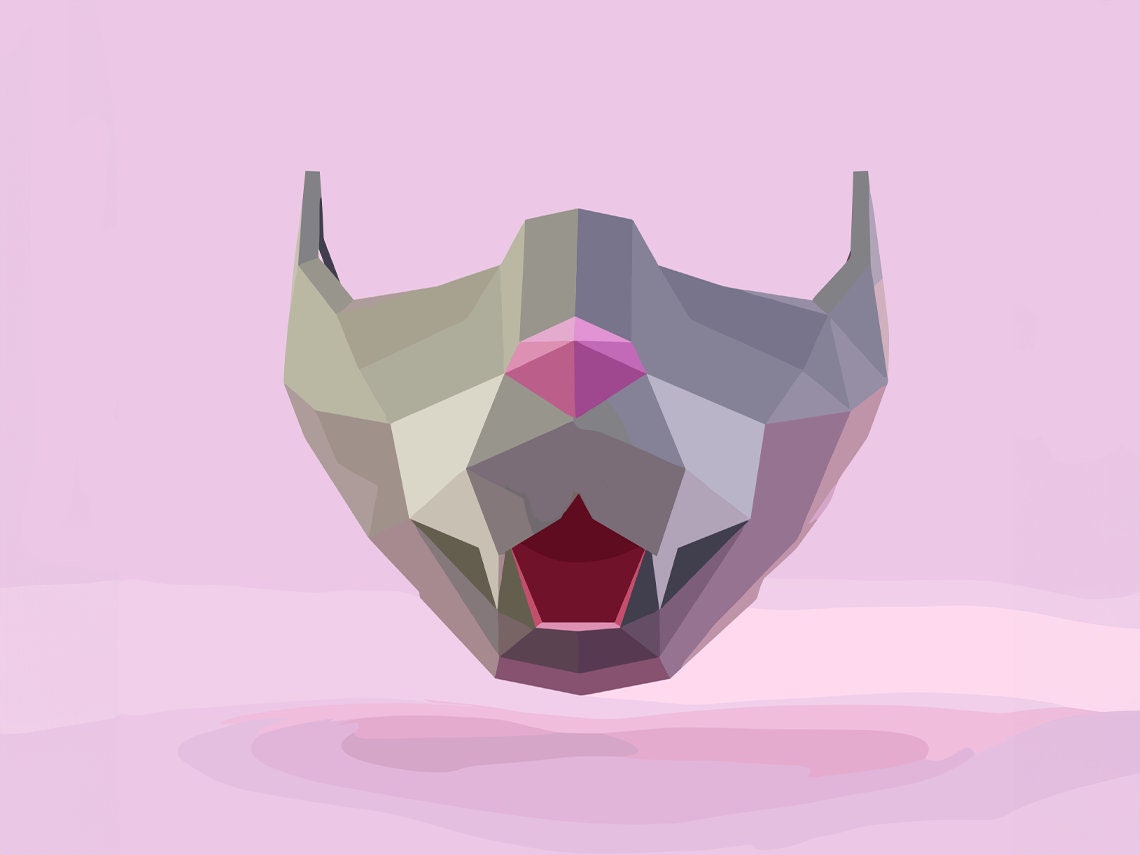 Cat Mask · Papercraft PDF + PDO