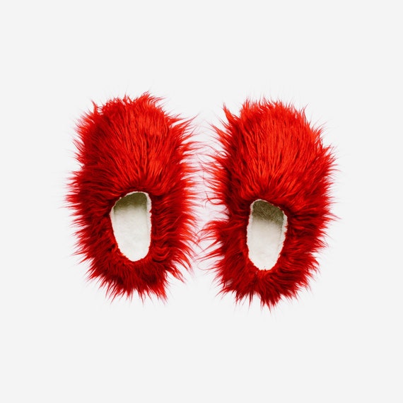 Furry Feet- RED *affordable Marni Loafers* - Etsy New Zealand display picture 1
