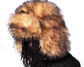 Fur hat- brown
