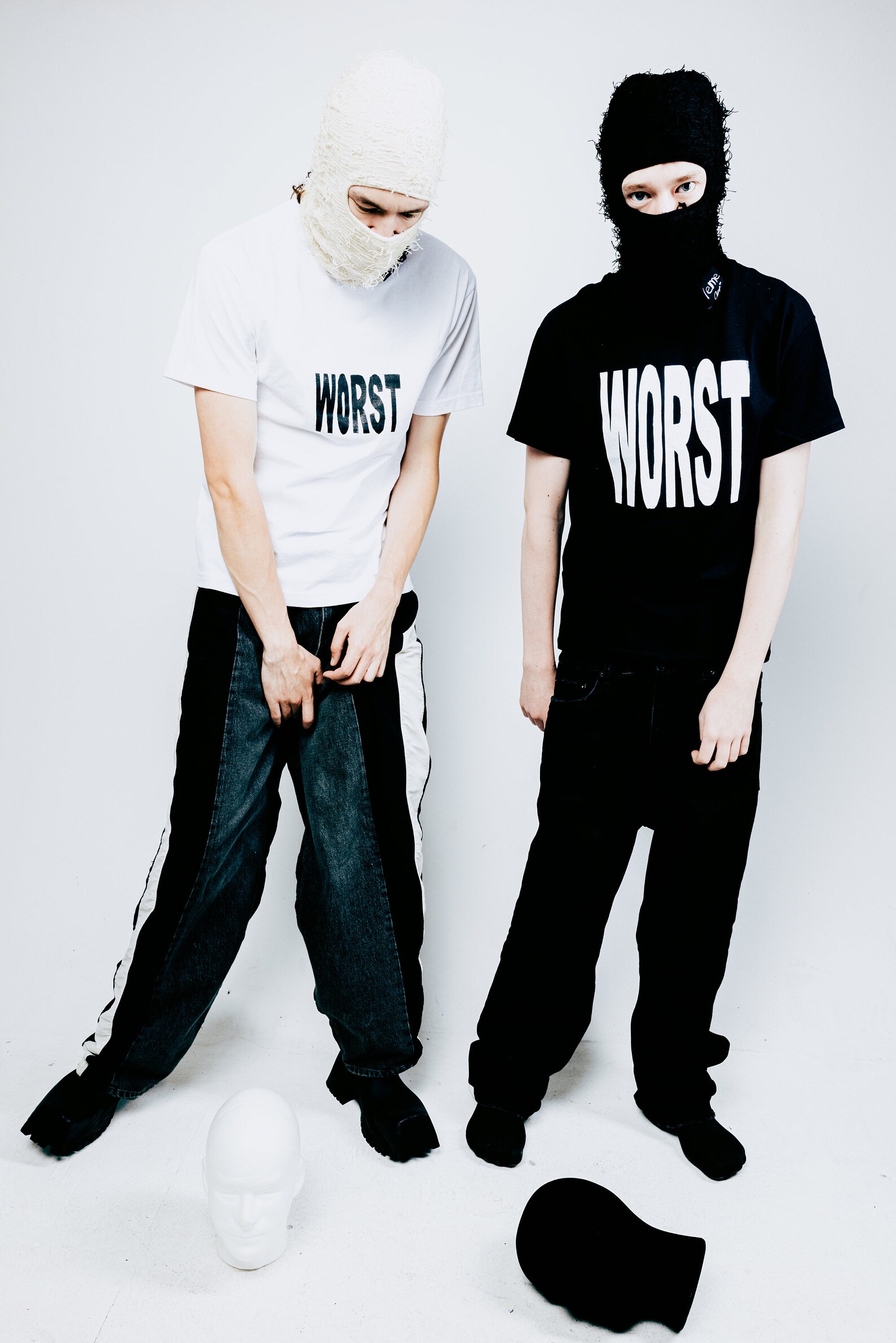 Distressed Balaclava / Ski Mask BLACK yeat Inspired Etsy