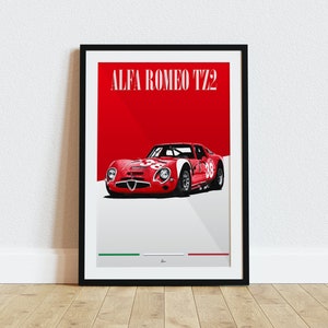 Alfa Romeo TZ2 Poster Racing Icons: GT Legends Wall Art