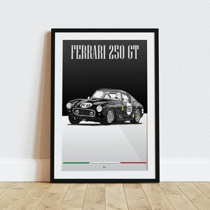 フェラーリ250GTポスター