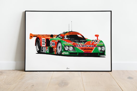 ロコ様ページ Mazda 787B Print Racing Icons: Le Mans Prototypes Wall Art - Etsy