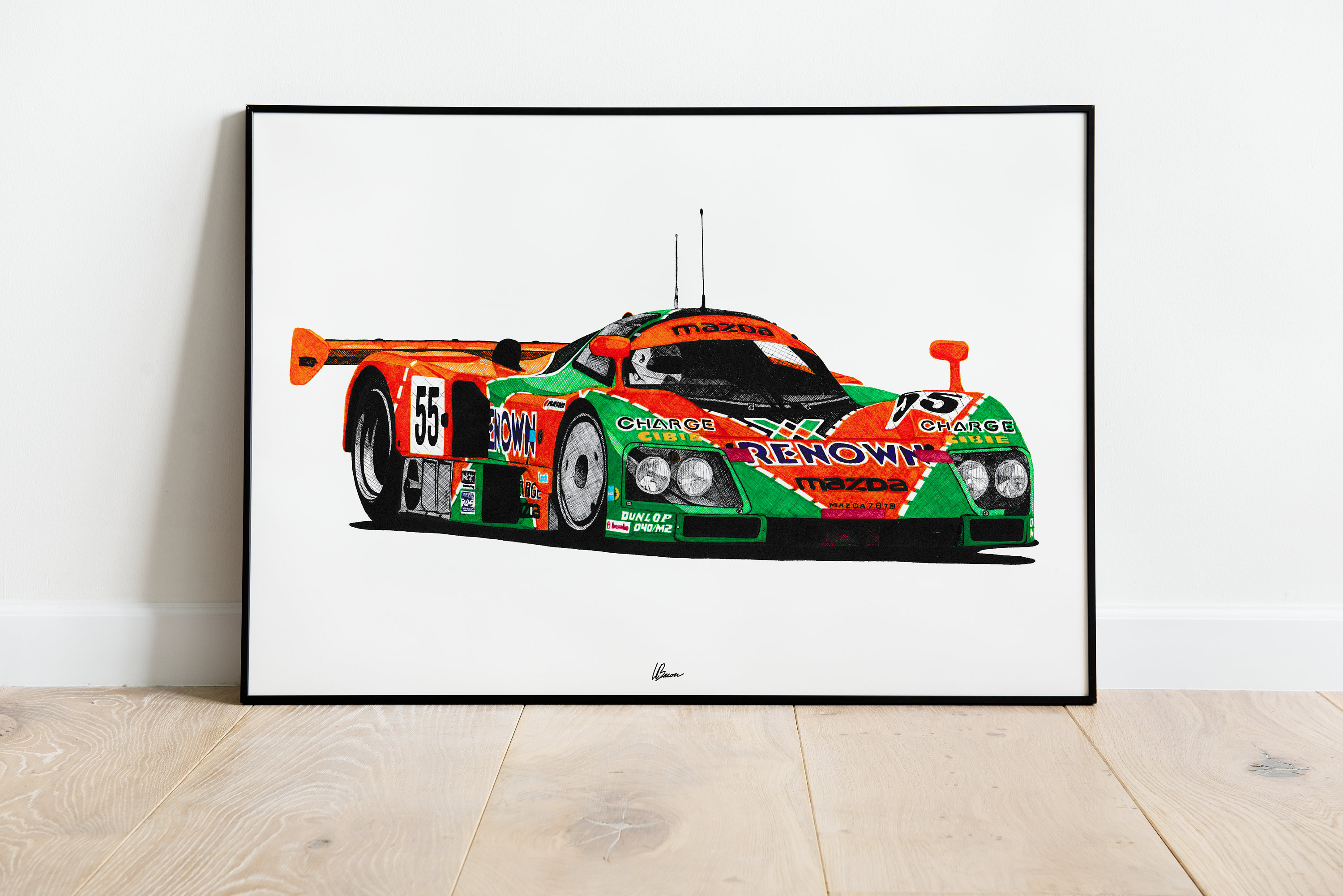 Mazda 787B 30th Le Mans - Mazda - Sticker