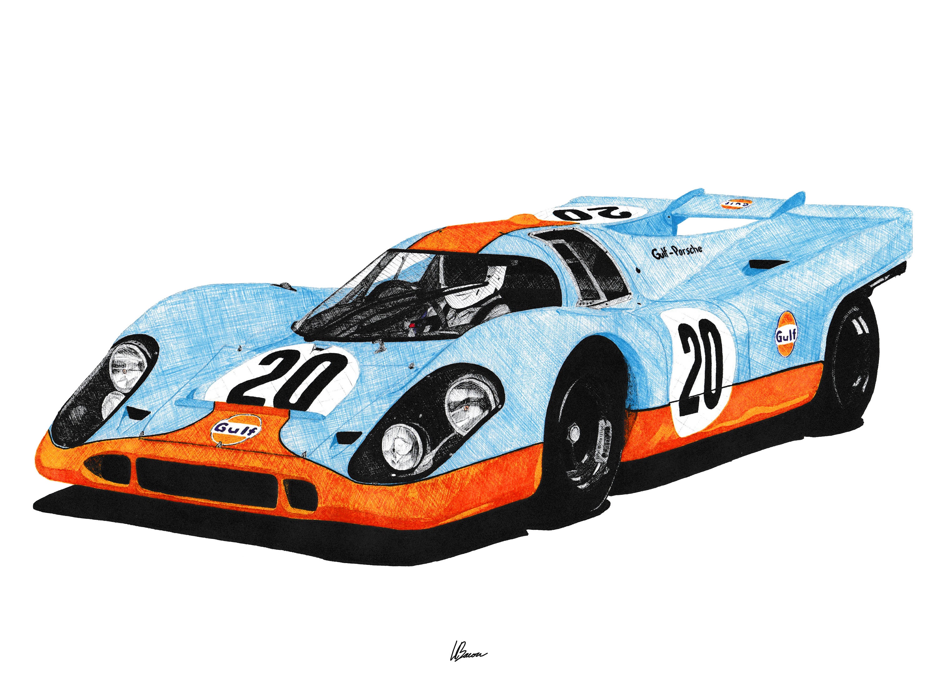 ABOUT VINTAGE 1960 RACING 限定 917 Gulf Revving Up Nostalgia: 1960 Racing “About Vintage” Panda