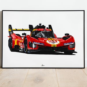 Ferrari 499P Print Racing Icons: Le Mans Prototypes Wall Art