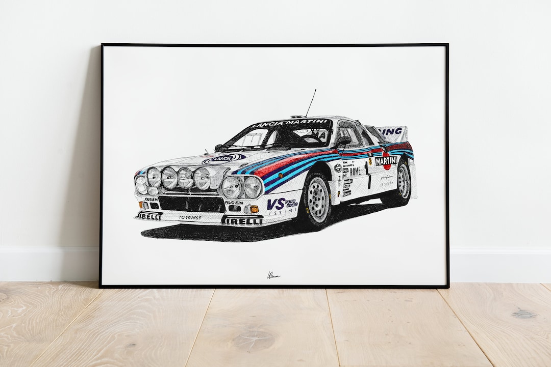 THE RALLY LEGENDS lancia 037クリアボディ Lancia 037 Martini Racing