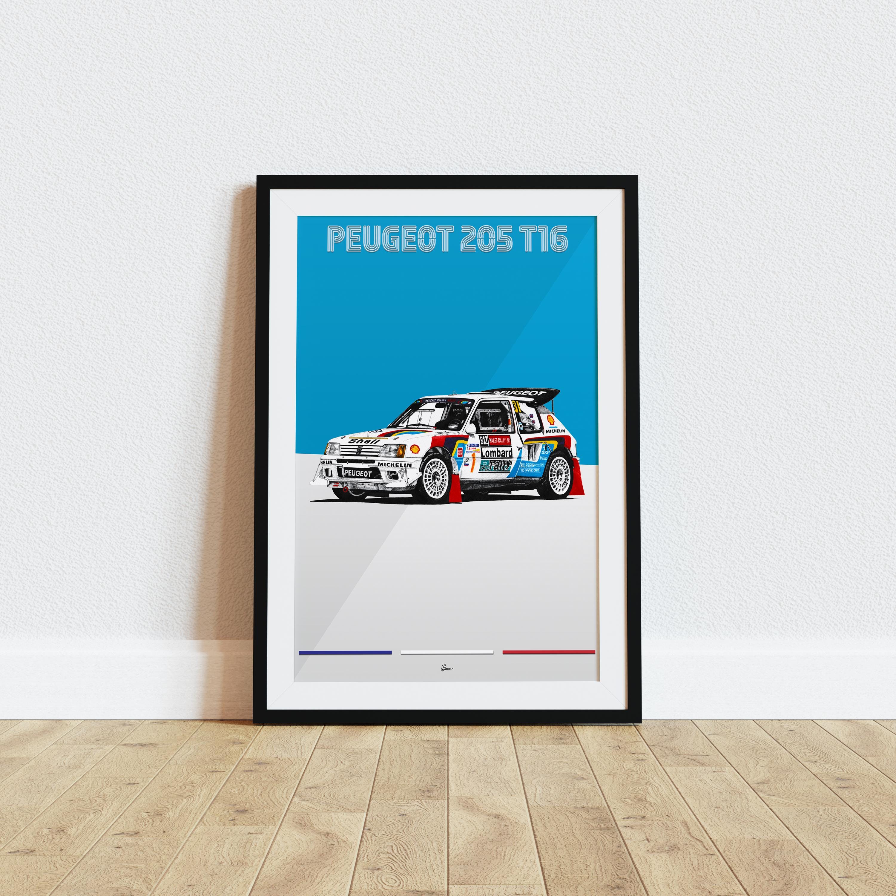 Peugeot 205 T16 - Belga 24 Hours Ypres Rally 1985 Decals Set Studio 27 -DC0708C