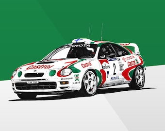 1994 Toyota Celica ST185 Turbo 4WD Group A Rally Car
