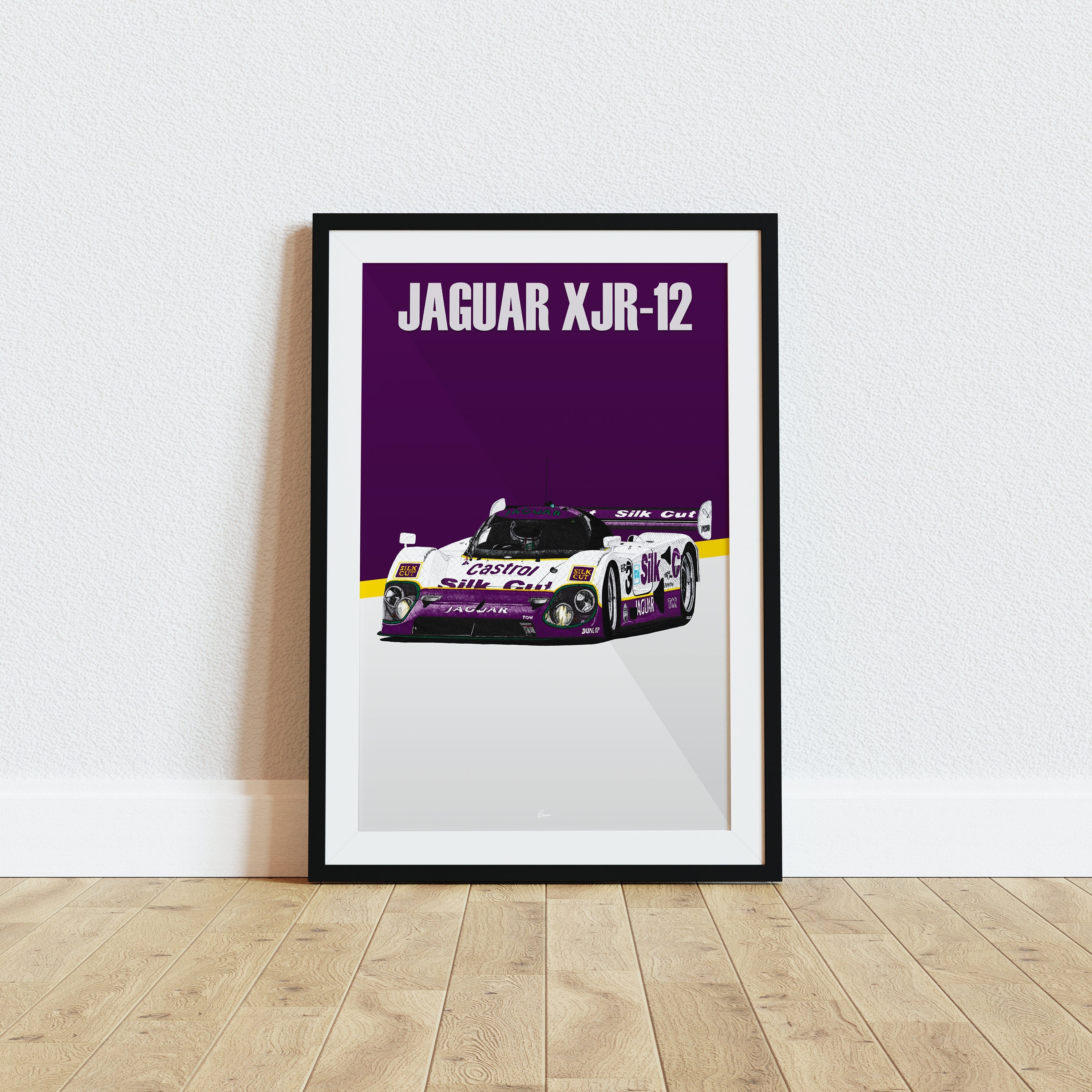 Jaguar XJR-12 Poster Racing Icons: Le Mans Prototypes Wall Art - Etsy