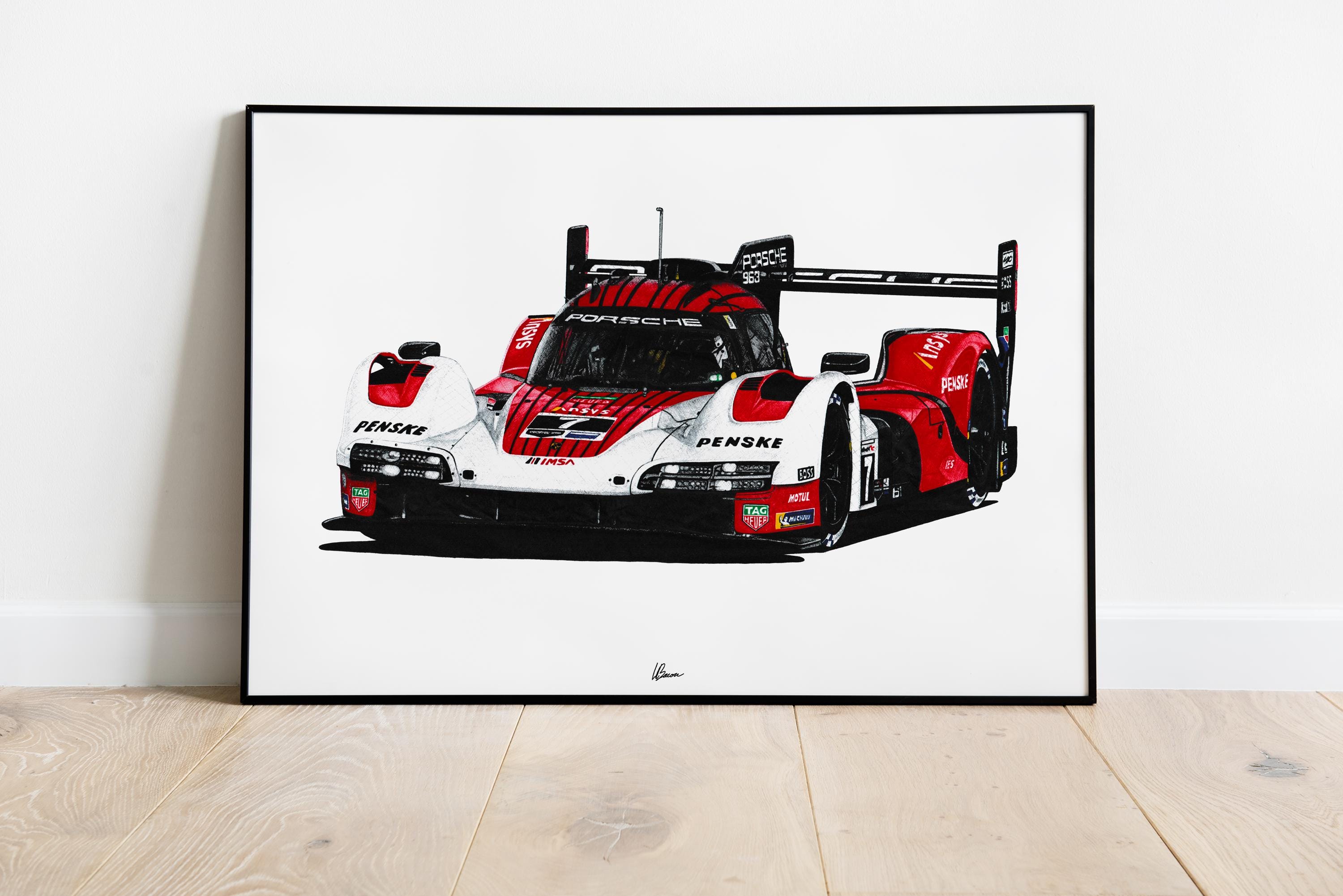 Porsche 963 Print Racing Icons: Le Mans Prototypes Wall Art - Etsy