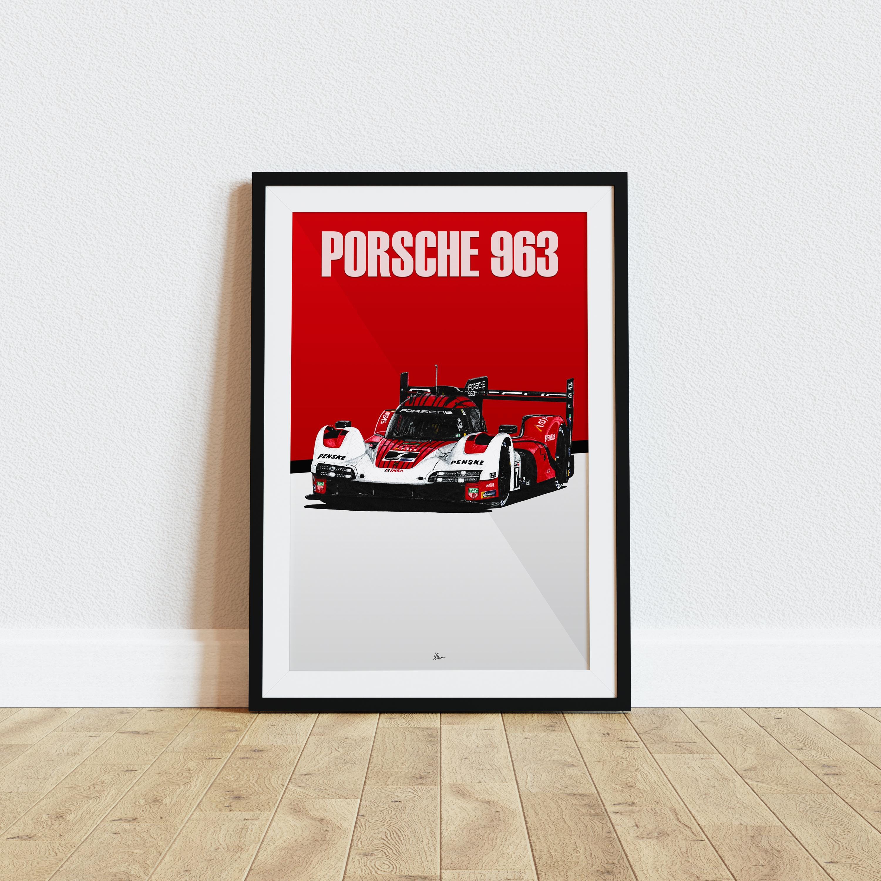 Porsche 963 Poster Racing Icons: Le Mans Prototypes Wall Art - Etsy
