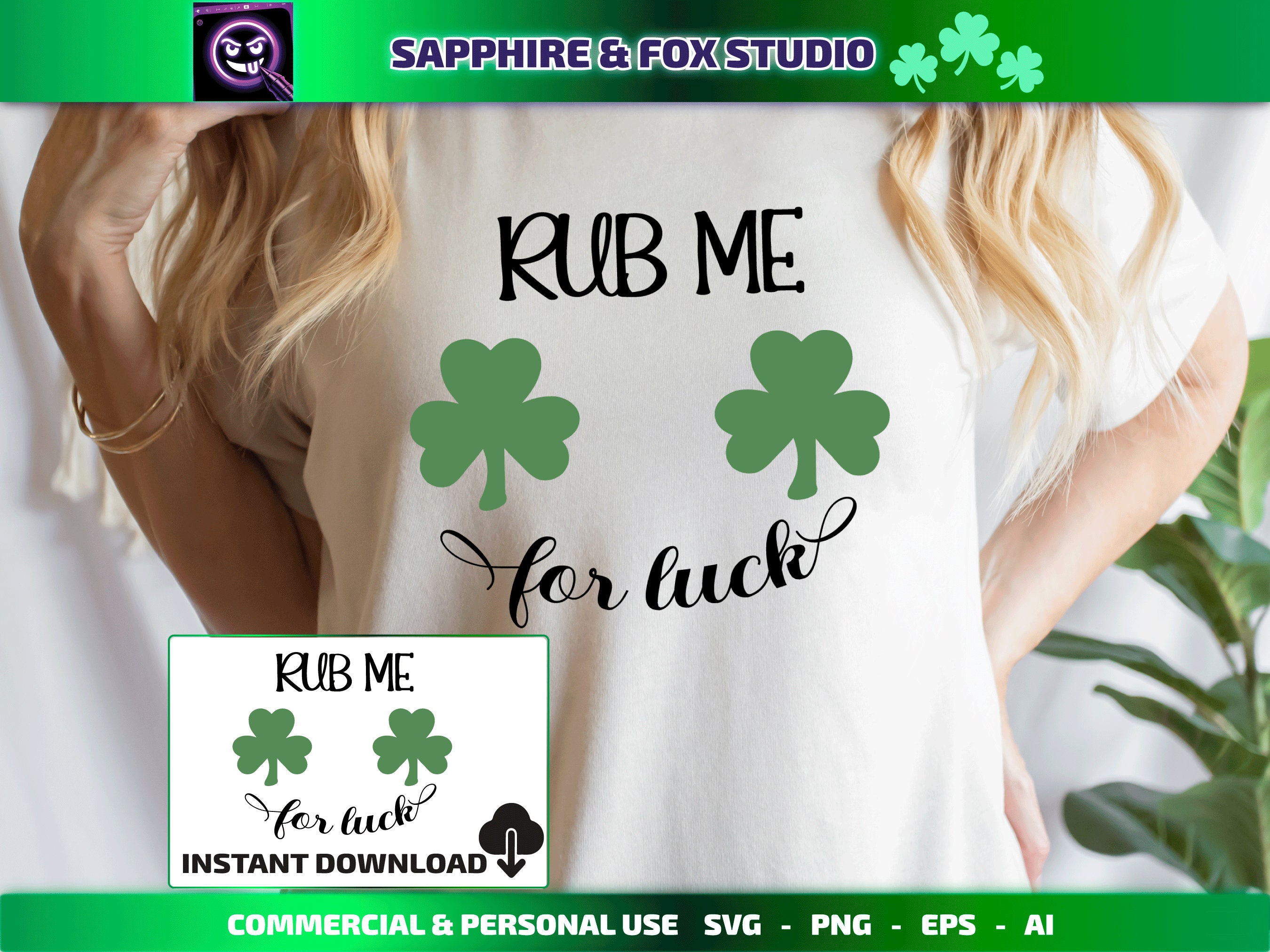Rub Me For Luck T-Shirt Rub Me For Luck T-Shirt