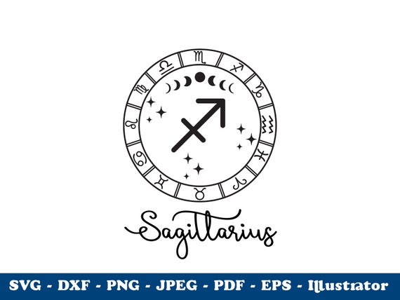 Sagittarius SVG Zodiac SVG Cricut SVG Projects Cricut - Etsy