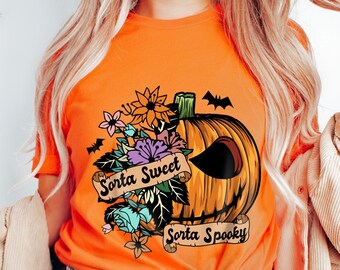 Sweet Spooky Pumpkin Shirt: Halloween Party Tee