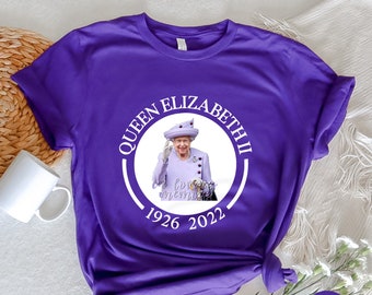Queen Elizabeth II Shirt: Bella+Canvas Unisex Royalty Tee