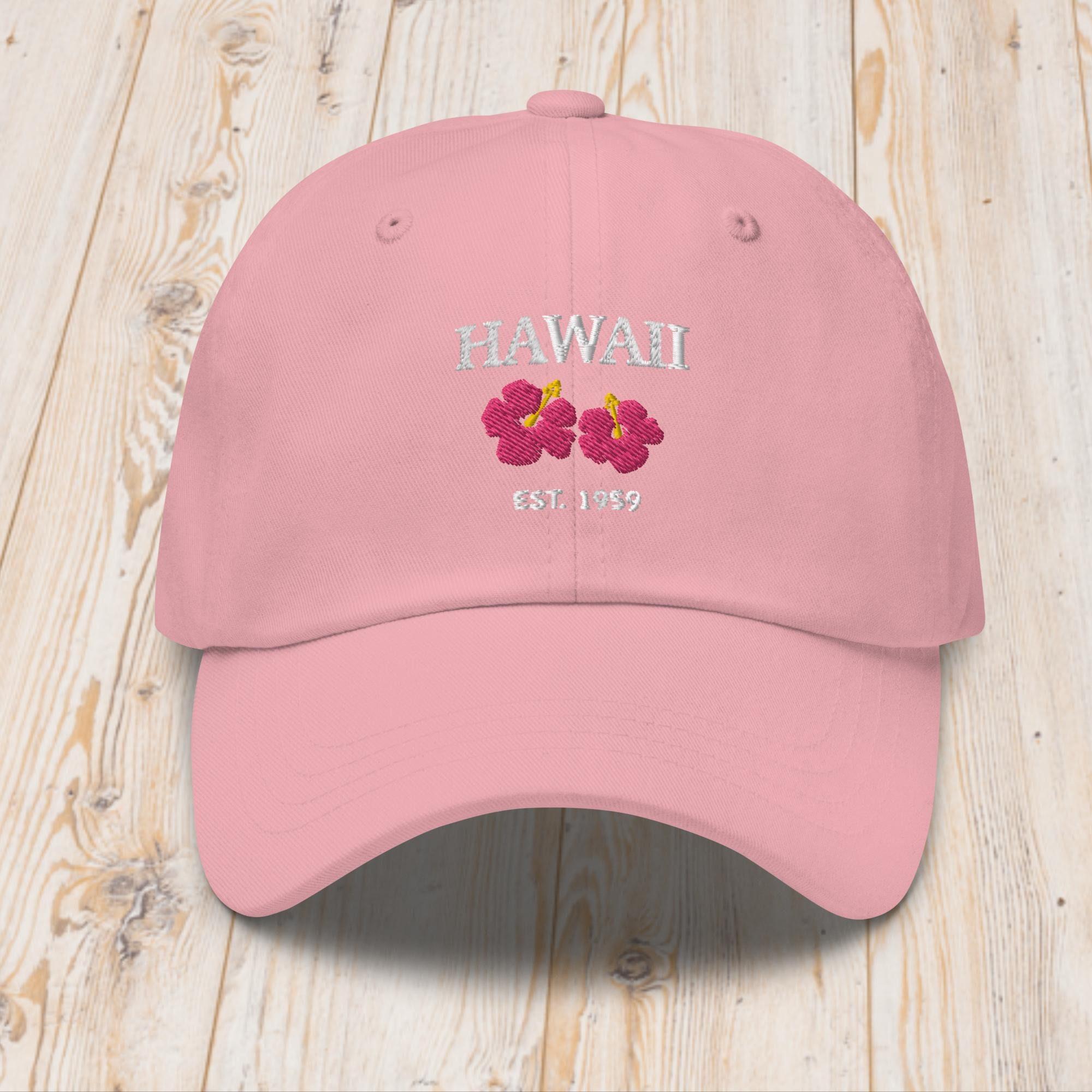 b>Trendy</b> <b>Apparel</b> <b>Shop</b> <b>Hawaii</b> <b>and Hibiscus</b> <b>Embroidered</b> <b>Brushed</b