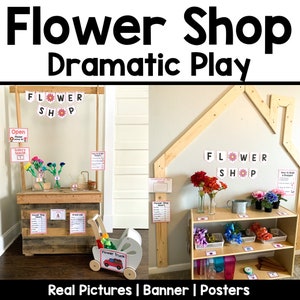 PRINTABLE Flower Shop Dramatic Play Preschool Sensory Play | Elementary School | Teacher Printable | Pretend Play