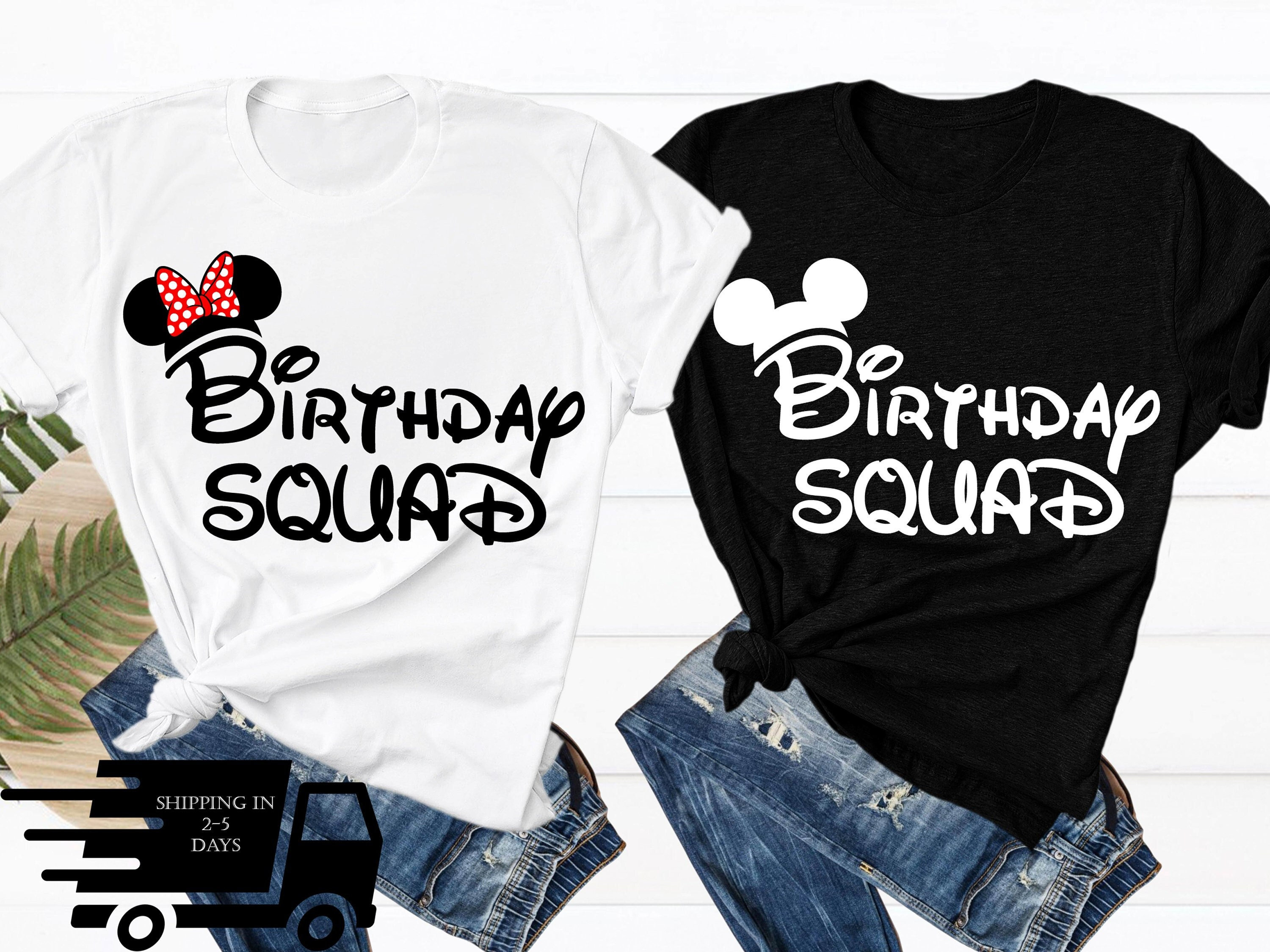 Discover Disney Shirt, Birthday Squad Shirt, Birthday Party Shirt, Disney Birthday Squad