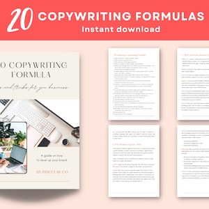 20 wskazówek dotyczących formuły copywritingu, gotowe dla Ciebie, przewodnik coachingowy, szablon copywritingu, jak to zrobić