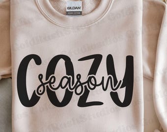 Cozy Season PNG,Autumn Fall SVG , Cozy Season svg for Cricut digital download.